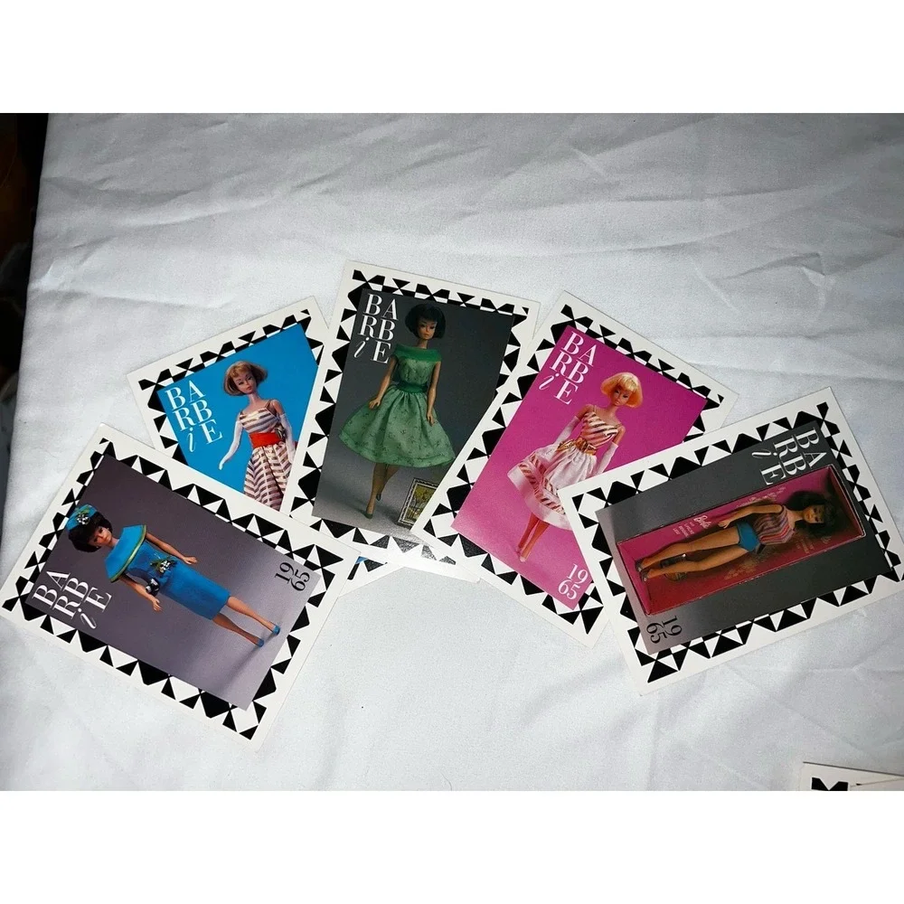 Vintage 1990 Mattel Barbie Trading Cards - Set of 54 - 1959-1989